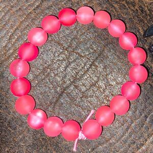 *Handmade Pink Heishi Polymer Crystal / Glass / Stone Beads Stretchy Bracel